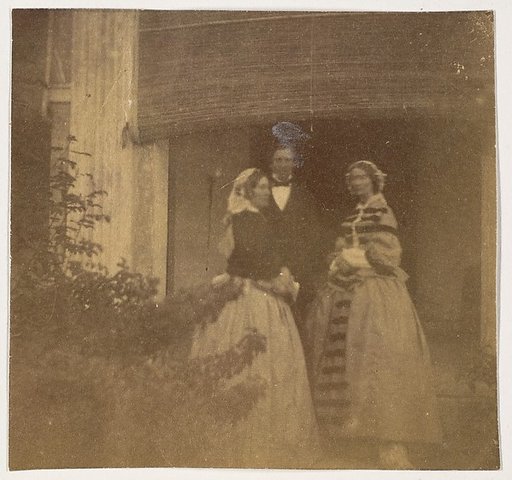 [Countess Canning with Guests, Government House, Allahabad]
