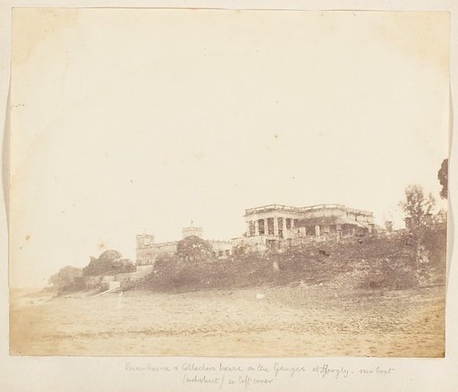 [Imambara and Collectors House on the Ganges, Hooghly]