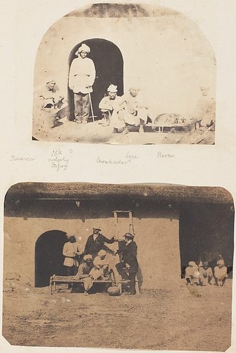 [Servants and Dog]