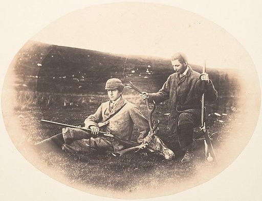 [Ned and Colin Ross with Hunt Trophy]