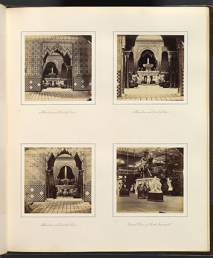 [Alhambra and Court of Lions; View in South Transept]
