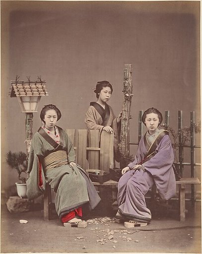 [Japanese Women in Traditional Dress]