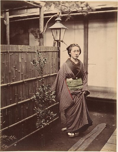 [Japanese Woman in Traditional Dress]