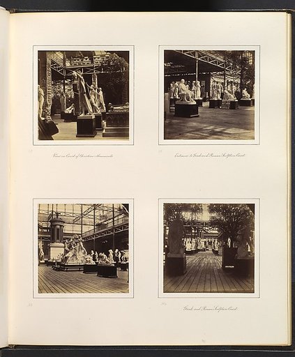[View in Court of Christian Monuments; Views of Greek and Roman Sculpture Court]