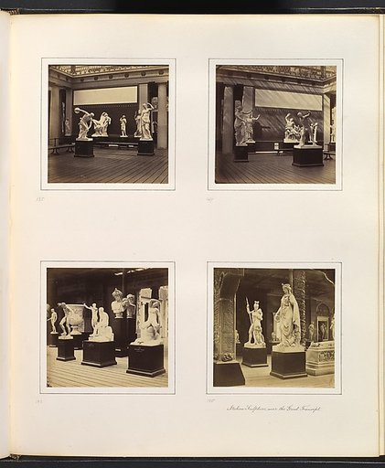 [Greek Court with Sculpture of Discobolus; Roman Court with Sculptures of Gladiator, Mercury and Fauns; Italian Sculpture near the Great Transept]