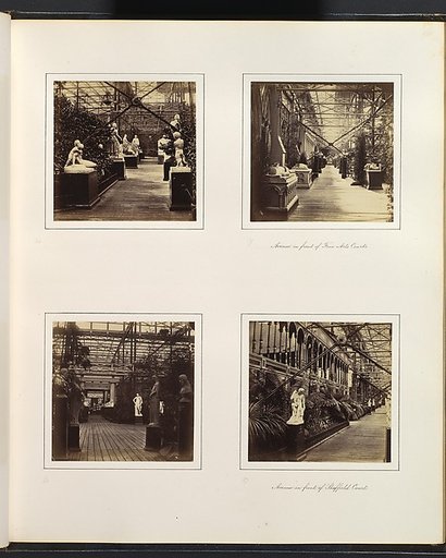 [Court of French and Italian Sculpture; Avenue in Front of Fine Arts Courts; View into Classical Sculpture Gallery; Avenue in Front of Sheffield Court]