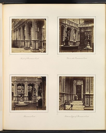 [Façade, Views, and Entrance Loggia of the Renaissance Court]