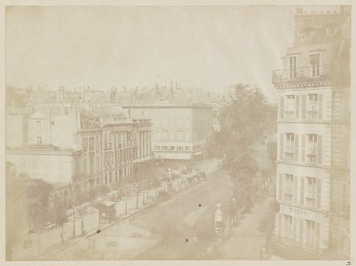 View of the Boulevards at Paris