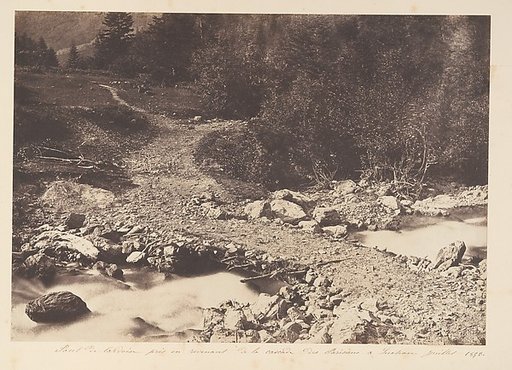 Pont de l'ardoise pris en revenant de la cascade des Parisiens, Luchon