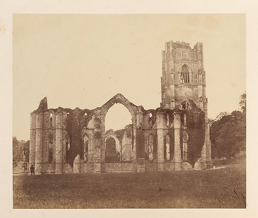 Fountains Abbey.  The Chapel of the Nine Alters, Exterior