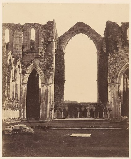 Fountains Abbey.  The Chapel of the Nine Alters, Interior