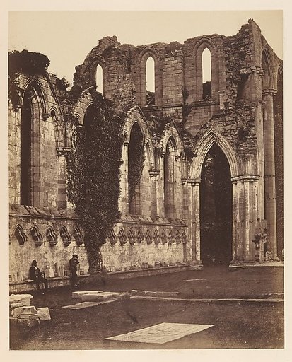 Fountains Abbey.  Interior of the Choir