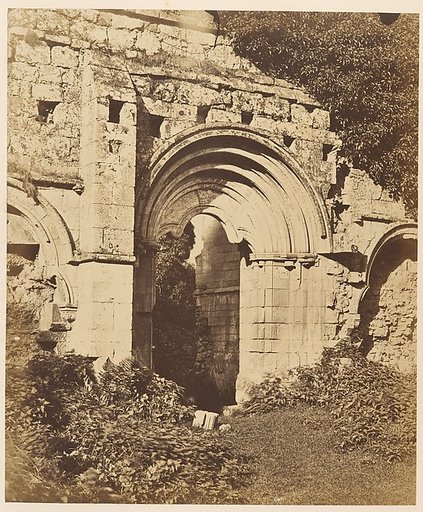 Rivaulx Abbey.  Doorway of the Refectory