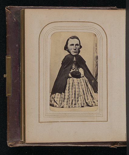 [Carte-de-visite Album of Collaged Portraits]