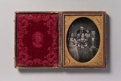 [Three Young Couples Dressed in Finery]
