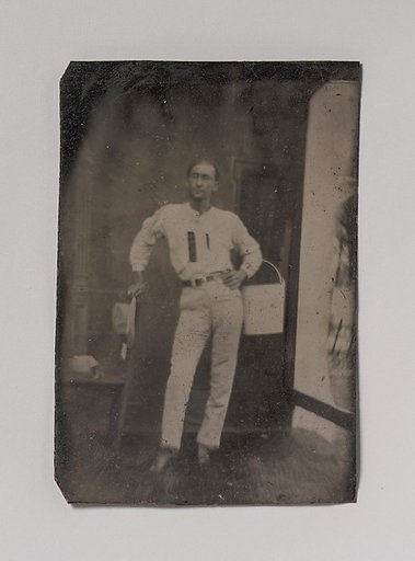 [Man with a Bucket on his Arm]