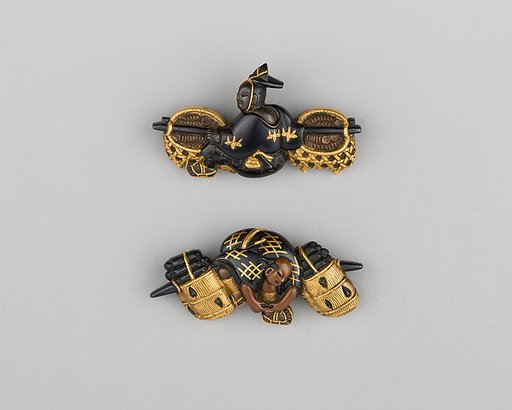 Pair of Sword-Grip Ornaments (Menuki)