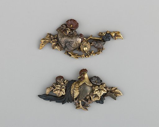Pair of Sword-Grip Ornaments (Menuki)