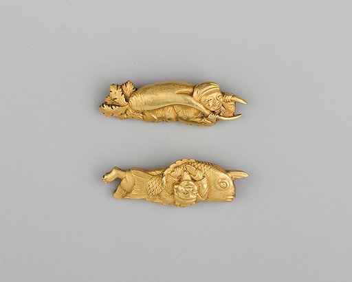 Pair of Sword-Grip Ornaments (Menuki)