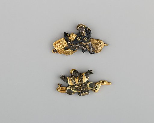 Pair of Sword-Grip Ornaments (Menuki)
