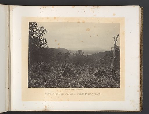 Mission Ridge Scene of Sherman's Attack