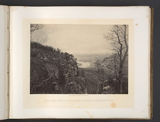 Chattanooga Valley from Lookout Mountain No. 2