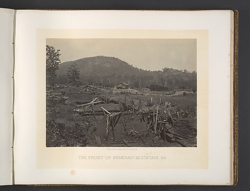 The Front of Kenesaw Mountain, Georgia