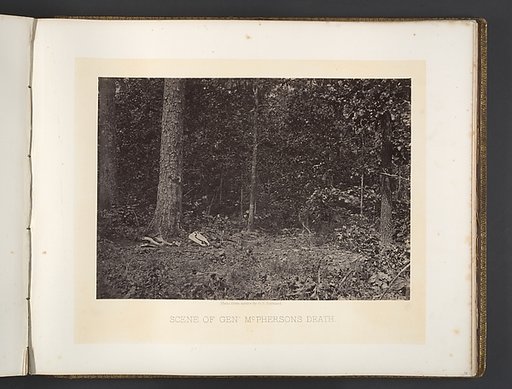 Scene of General McPherson's Death