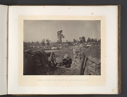 Rebel Works in Front of Atlanta, Georgia No. 3