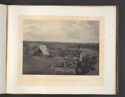 Rebel Works in Front of Atlanta, Georgia No. 4