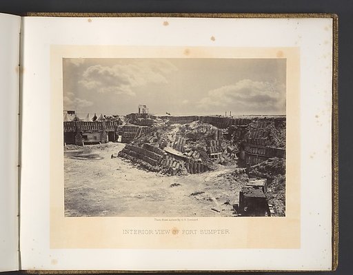 Interior View of Fort Sumpter