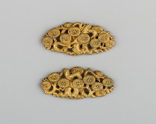 Pair of Sword-Grip Ornaments (Menuki)