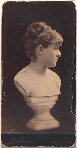 [Female Portrait Bust on Pedestal]