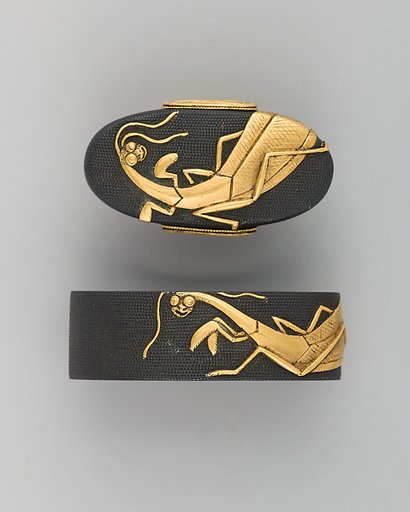 Sword-Hilt Collar and Pommel (Fuchigashira)