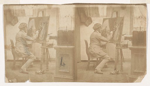 [Painter at Work in Studio]