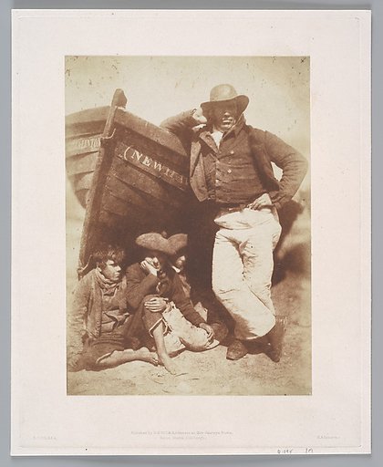 Three Unknown Boys and James Linton, Newhaven