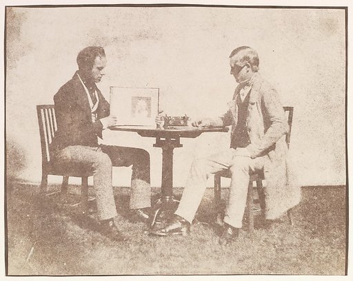 Nicolaas Henneman Showing an Album to Charles Porter
