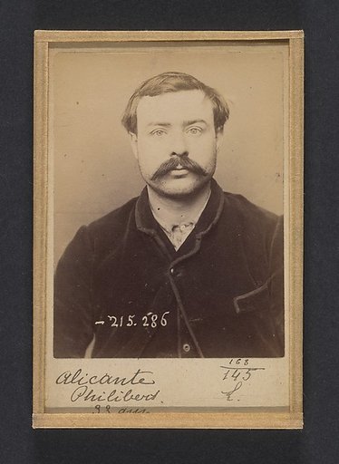 Alicante. Philibert. 33 ans, né à Seire (Seine & Oise). Coupeur de talons. Anarchiste. 7/3/94.