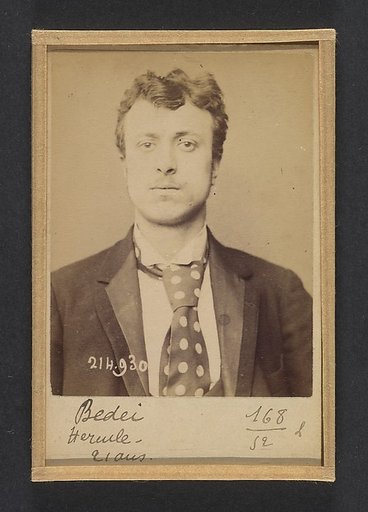 Bedei. Hercule. 21 ans, né à Sorli (Italie). Tailleur d'habits. Anarchiste. 1/3/94.