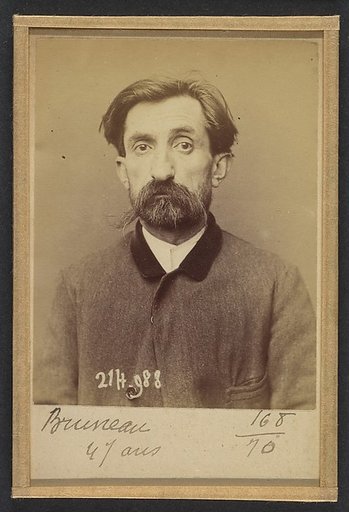 Bruneau. Amédé, Jean Baptiste. 46 ans, né à Châteauroux (Indre). Cordonnier. Anarchiste. 2/3/94.
