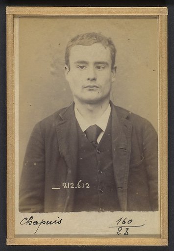 Chapuis. Charles, Paul. 17 ans, né le 22/3/76 à Paris VIle. Tapissier. Anarchiste. 7/1/94