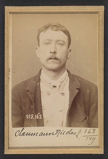 Chauman. Nicolas. 38 ans, né à Paris XVe. Puisatier. Anarchiste. 6/3/94.