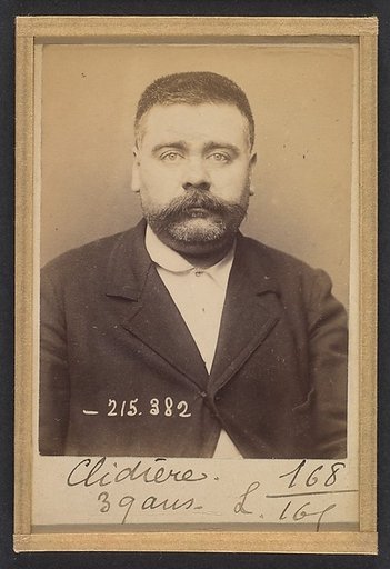Clidière. François. 39 ans, né le 3/2/55 à Miales (Dordogne). Tailleur d'habits. Anarchiste. 9/3/94.