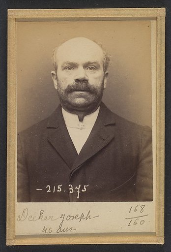 Decker. Jacques. 43 ans, né à Grodeskersheim (Bas-Rhin). Tailleur d'habits. Anarchiste. 9/3/94.