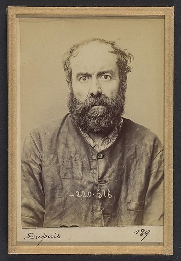 Dupuis. Augustin. 53 ans, né le 24/6/41 à Dourdan (Seine & Oise). Charron, forgeron. Anarchiste. 3/7/94.