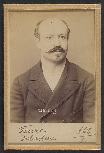 Favre. Sébastien. 36 ans, né à St Étienne (Loire). Négociant. Port d'arme prohibée, anarchiste. 20/2/94.