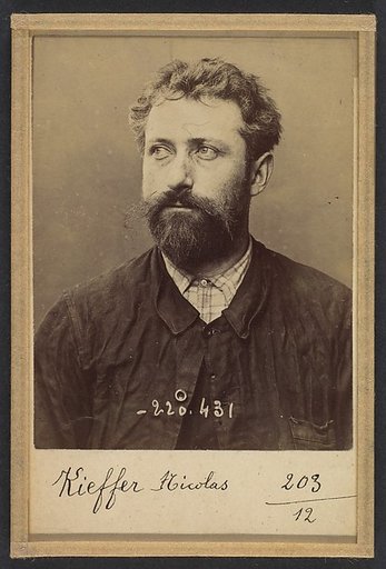 Kieffer. Nicolas. 35 ans, né le 8/4/59 à Haltuiller (Meurthe). Menuisier. Anarchiste. 2/7/94.