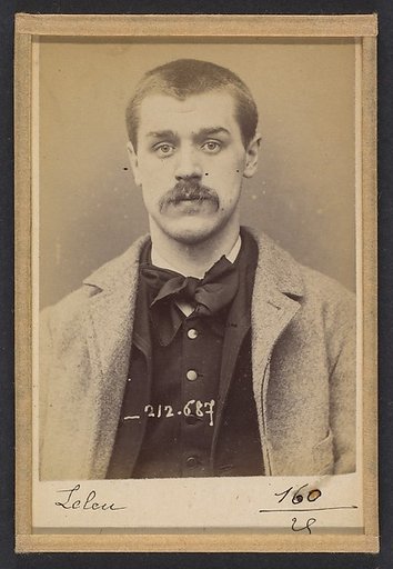 Leleu. Victor, Louis. 29 ans, né le 19/10/64 à Arras (Pas-de-Calais). Anarchiste. 9/1/94.