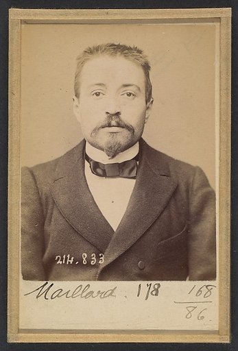 Maillard. Louis. 30 ans, né à Rennes (Ille & Vilaine). Employé de commerce. Anarchiste. 27/2/94.