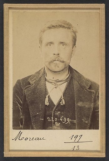 Moreau. Louis. 40 ans, né le 22/10/53 à Villiers (Nièvre). Tailleur de pierre. Anarchiste. 2/7/94.